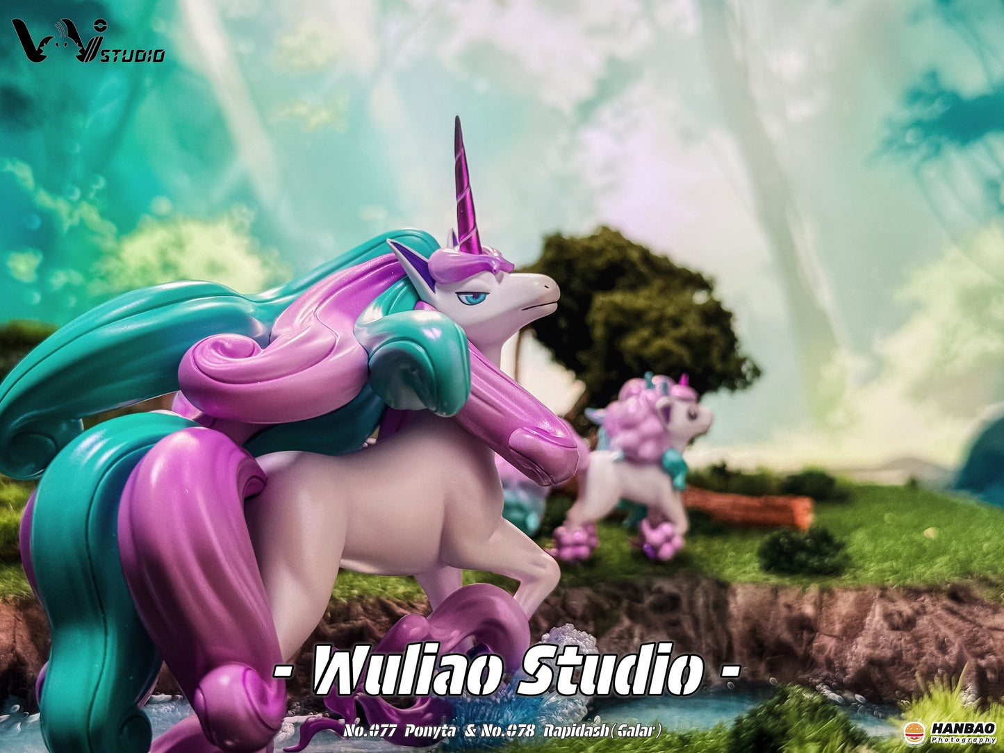 [IN STOCK] 1/20 Scale World Figure [WU] - Galarian Ponyta & Rapidash