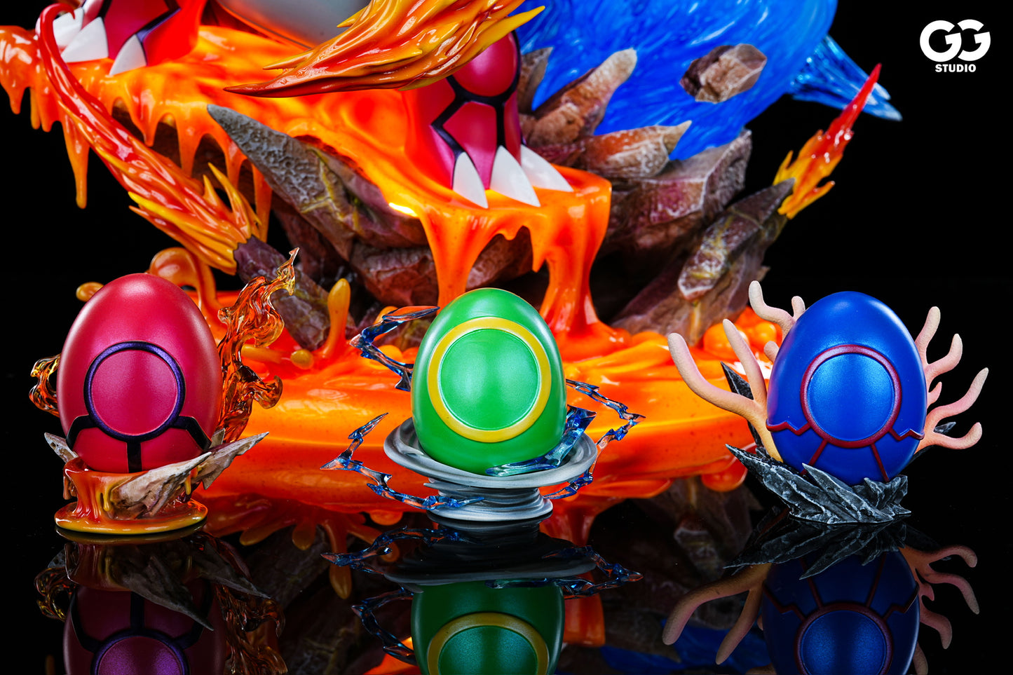 [PREORDER] Statue [GUGU] - Kyogre & Groudon & Rayquaza