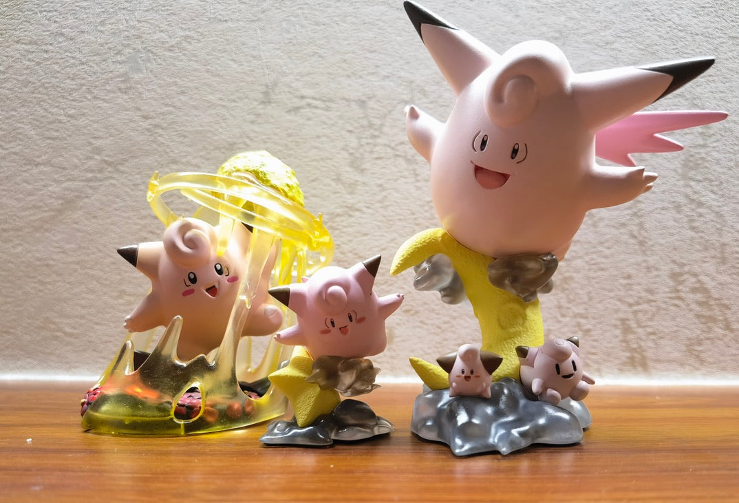 [IN STOCK] 1/20 Scale World Figure [BQG] - Clefairy & Clefable & Cleffa