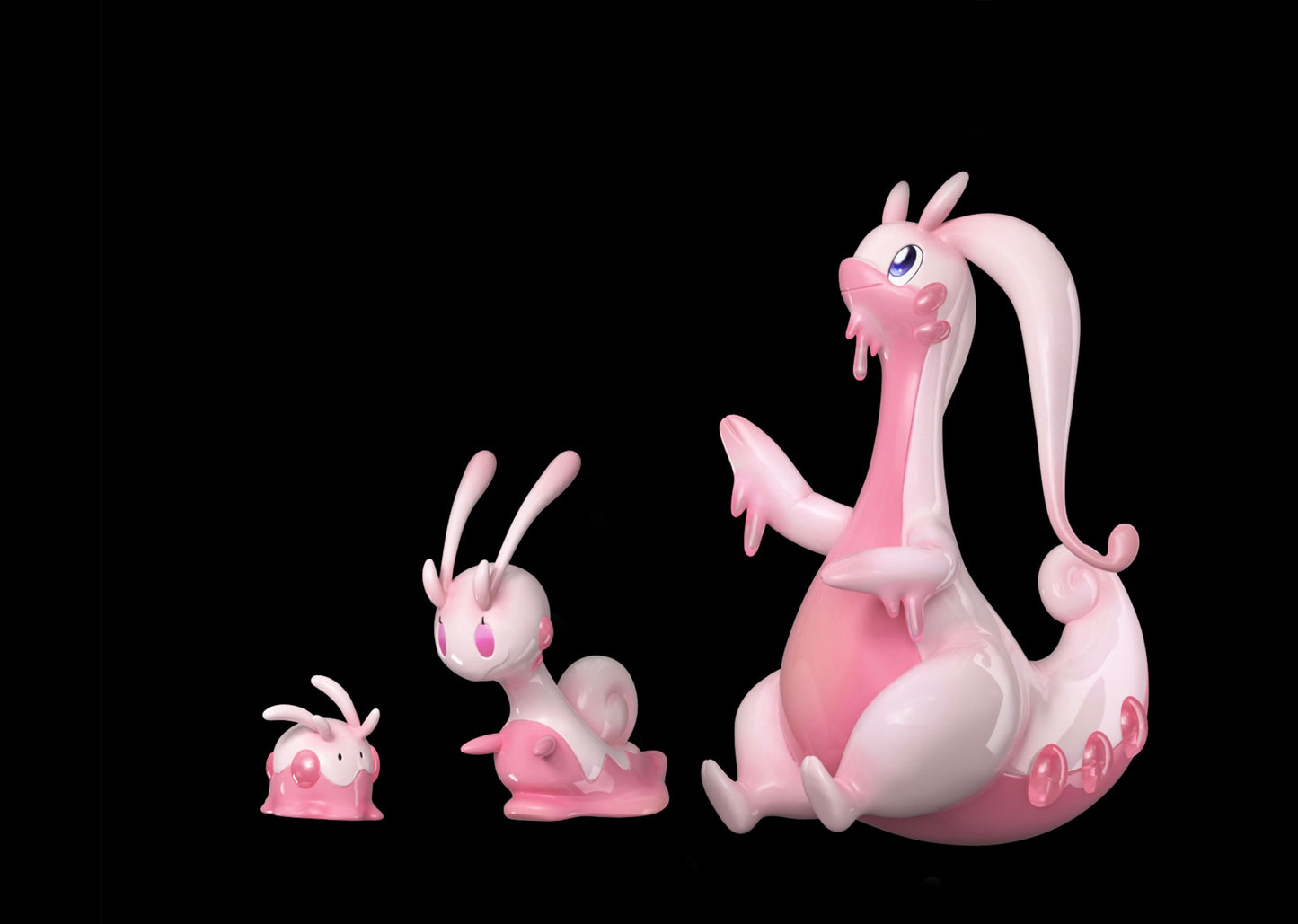 [PREORDER] 1/20 Scale World Figure [WONDER] - Goomy & Sliggoo & Goodra & Hisuian Sliggoo & Goodra