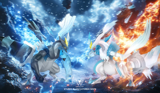 [PREORDER] 1/20 Scale World Figure [WONDER] - Black Kyurem & White Kyurem