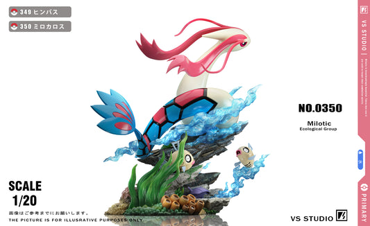 [PREORDER] 1/20 Scale World Figure [VS] - Feebas & Milotic