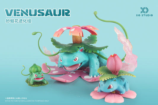 [PREORDER] 1/20 Scale World Figure [XO] - Bulbasaur & Ivysaur & Venusaur