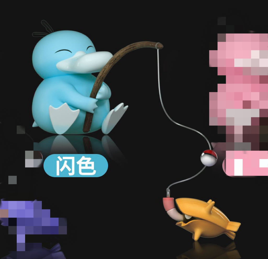 [IN STOCK] 1/20 Scale World Figure [WONDER] - Psyduck & Golduck