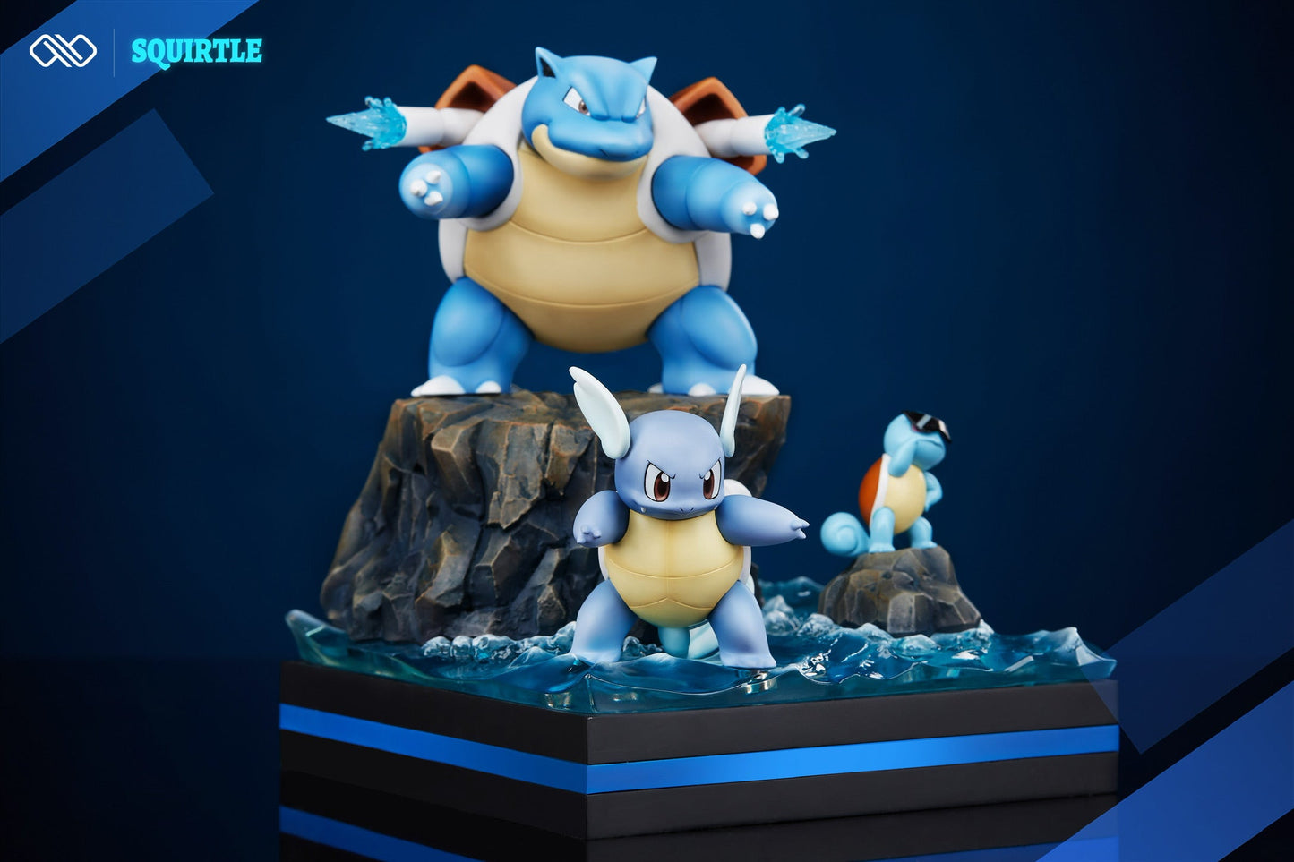 [IN STOCK] 1/20 Scale World Figure [INFINITE] - Squirtle & Wartortle & Blastoise