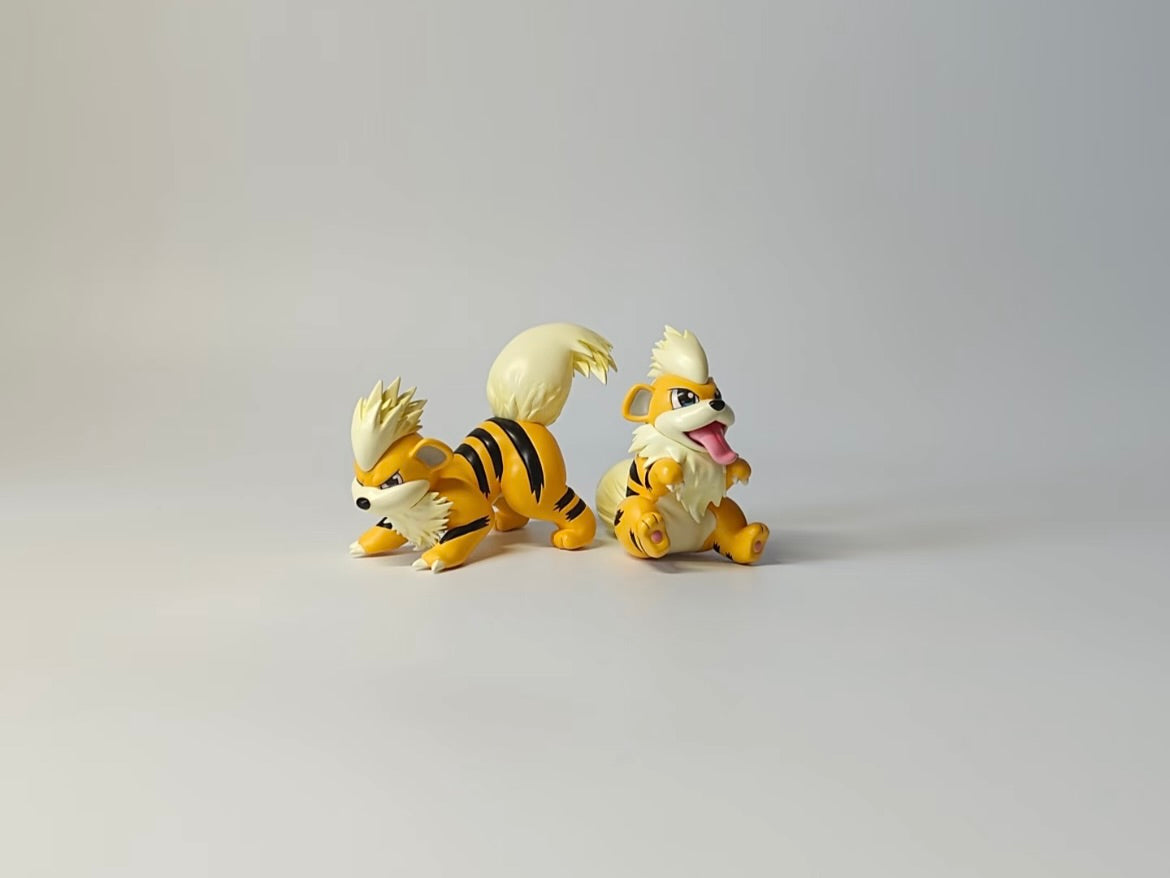 [IN STOCK] 1/20 Scale World Figure [PALLET TOWN] - Growlithe & Arcanine