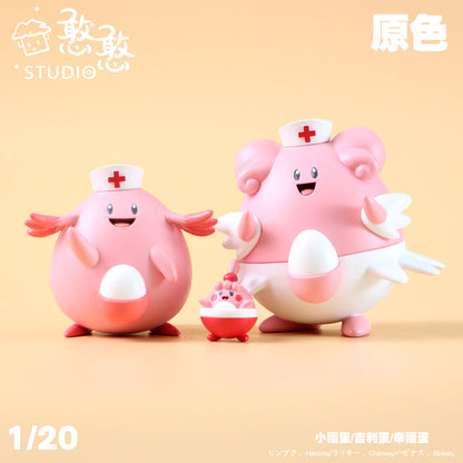 [IN STOCK] 1/20 Scale World Figure [HH] - Chansey & Blissey & Happiny