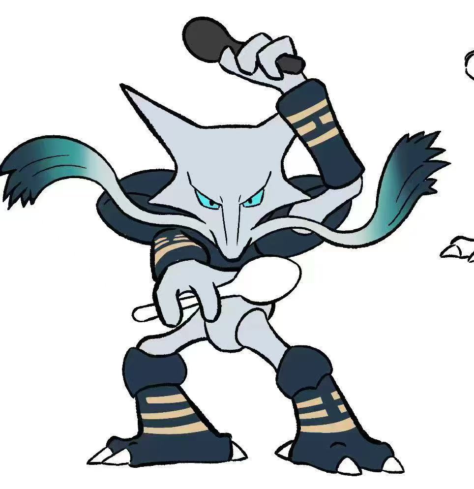 [REMAINING BALANCE] 1/20 Scale World Figure [GOLDEN CITY] - Abra & Kadabra & Alakazam