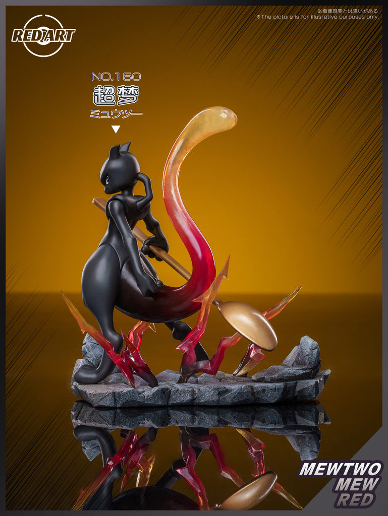 [PREORDER] 1/20 Scale World Figure [RED ART] - Red (Adventures) & Mewtwo & Mew