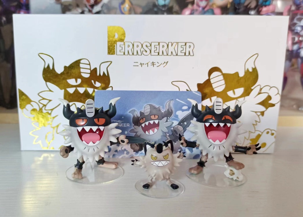 [IN STOCK] 1/20 Scale World Figure [T1] - Galarian Meowth & Perrserker