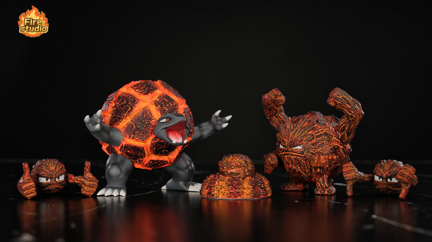 [IN STOCK] 1/20 Scale World Figure [FIRE] - Geodude & Graveler & Golem