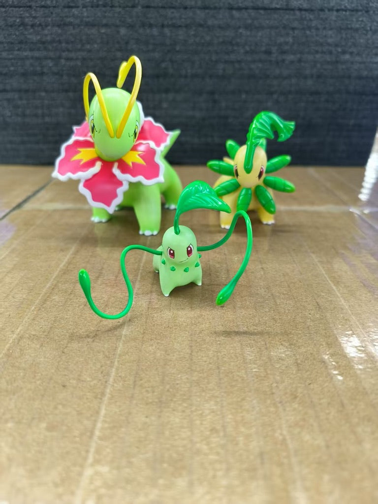 [PREORDER] 1/20 Scale World Figure [FOG] - Chikorita & Bayleef & Meganium