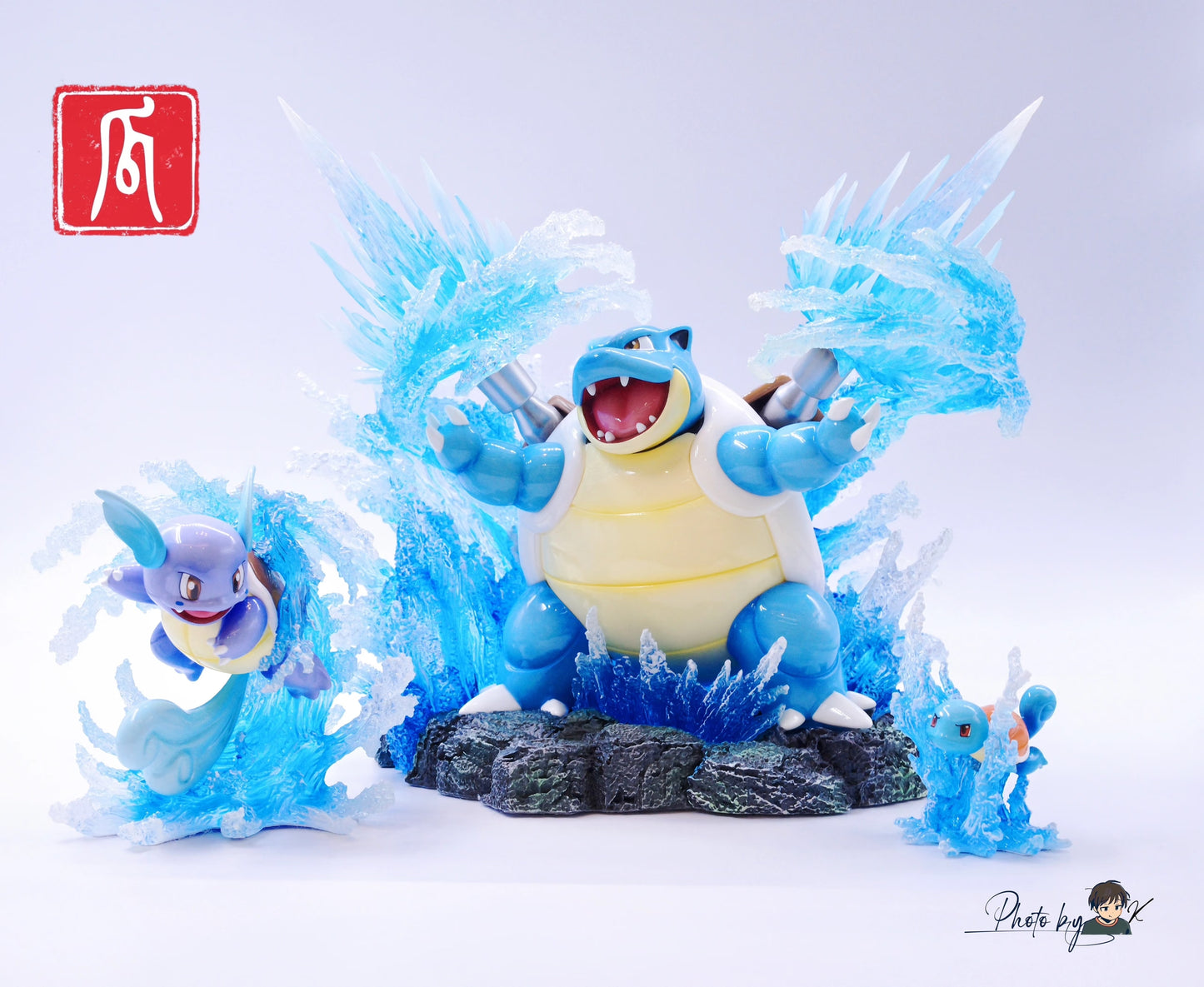 [IN STOCK] 1/20 Scale World Figure [DM/GG VIP] - Squirtle & Wartortle & Blastoise