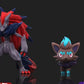 [IN STOCK] 1/20 Scale World Figure [WONDER] - Zorua & Zoroark