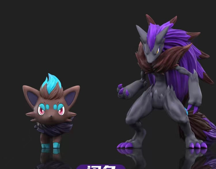[IN STOCK] 1/20 Scale World Figure [WONDER] - Zorua & Zoroark