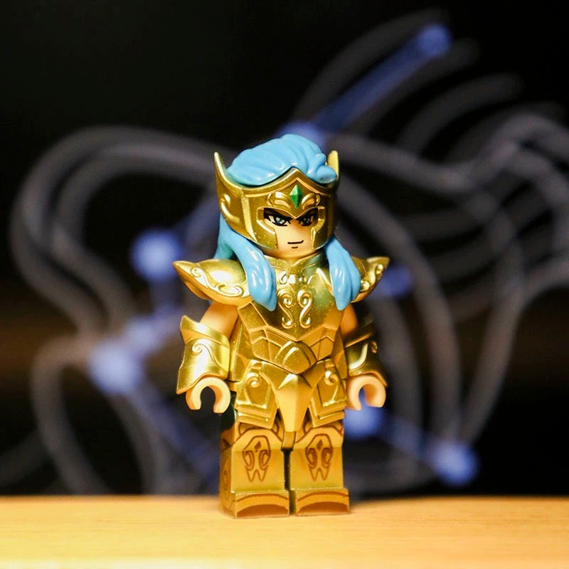 [IN STOCK] Custom Designed Minifigure [MINIFIGURE WORLD] - Gold Saint