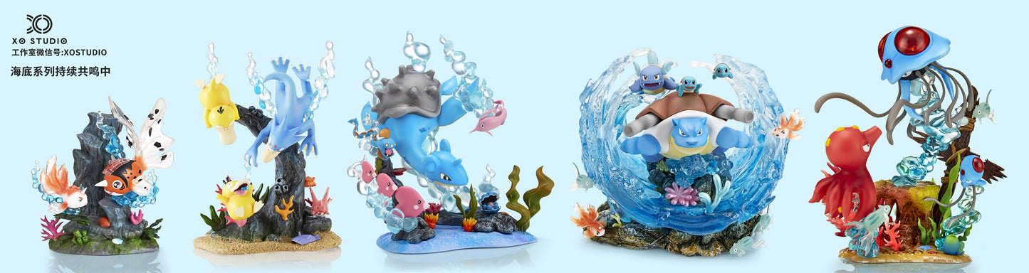 [IN STOCK] 1/20 Scale World Figure [XO] - Tentacool & Tentacruel & Remoraid & Octillery