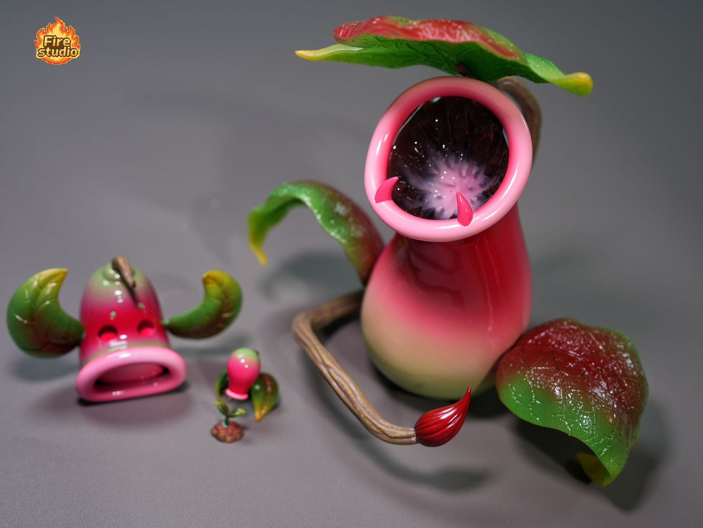 [PREORDER] 1/20 Scale World Figure [FIRE] - Bellsprout & Weepinbell & Victreebel