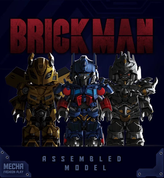 [IN STOCK] Transformers Minifigure [BRICK MAN] - Optimus Prime & Bumblebee & Megatron