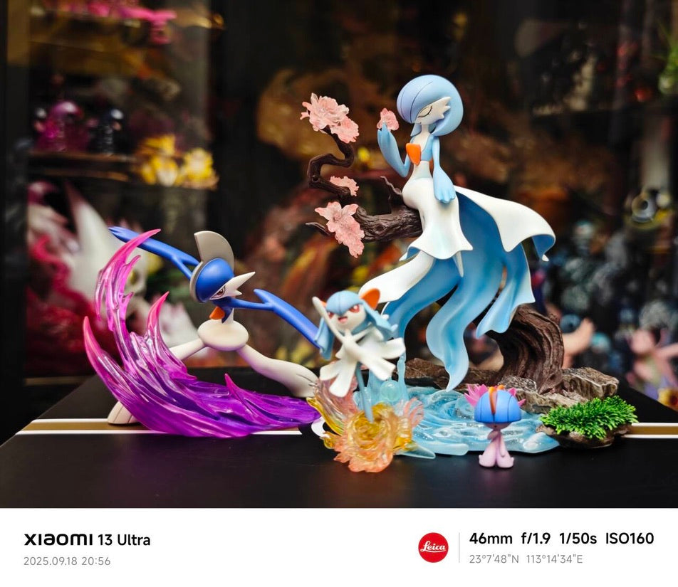 [IN STOCK] 1/20 Scale World Figure [PALLET TOWN] - Ralts & Kirlia & Gardevoir & Gallade