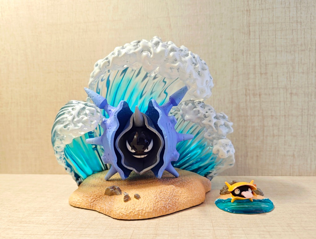 [IN STOCK] 1/20 Scale World Figure [HH] - Shellder & Cloyster