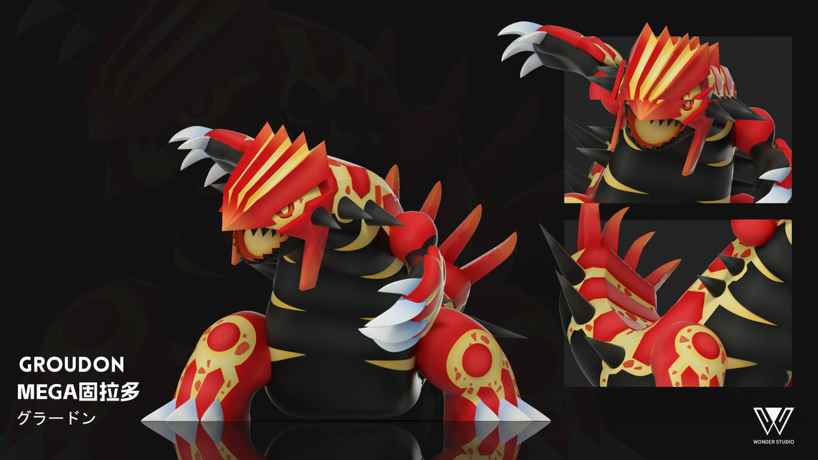 [PREORDER] 1/20 Scale World Figure [WONDER] - Mega Rayquaza & Primal Groudon & Primal Kyogre