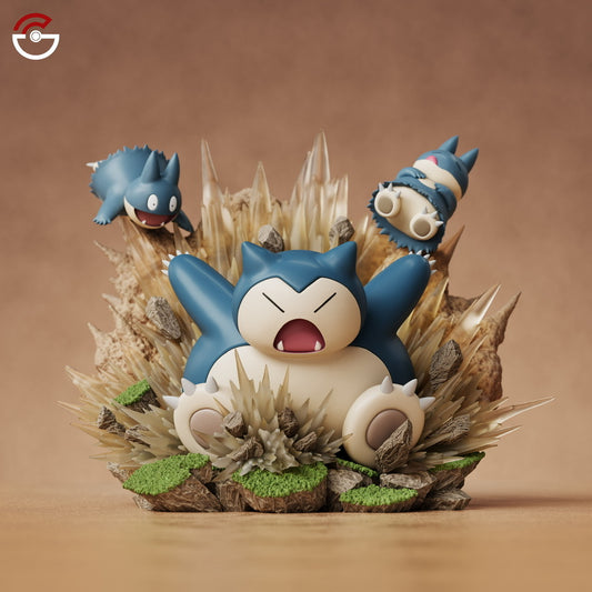 [PREORDER] 1/20 Scale World Figure [GZ] - Snorlax & Munchlax