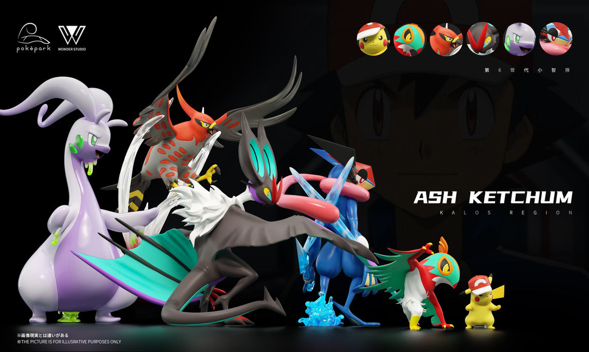 [PREORDER] 1/20 Scale World Figure [WONDER] - Ash's Team in Kalos Region