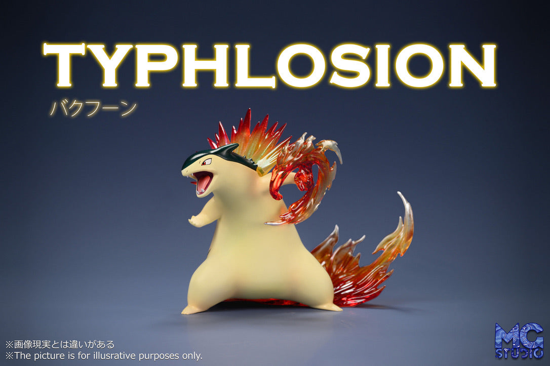 [PREORDER] 1/20 Scale World Figure [MG] - Cyndaquil & Quilava & Typhlosion