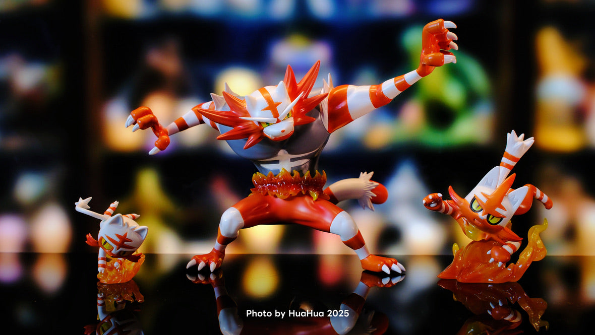 [IN STOCK] 1/20 Scale World Figure [WONDER] - Litten & Torracat & Incineroar