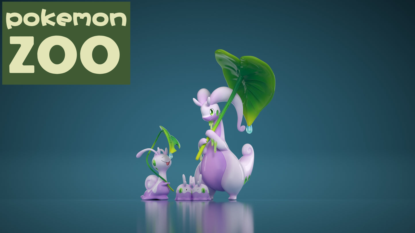[PREORDER] 1/20 Scale World Figure [ZOO] - Goomy & Sliggoo & Goodra