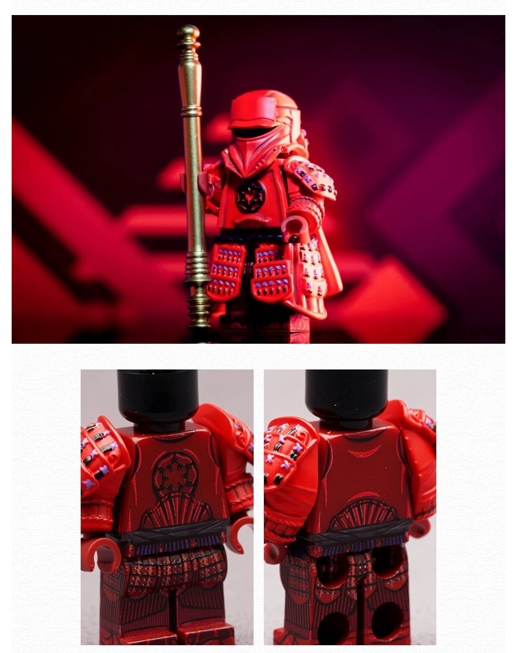 [IN STOCK] Custom Designed Minifigure [MINIFIGS FACTORY] - Emperor's Royal Guard