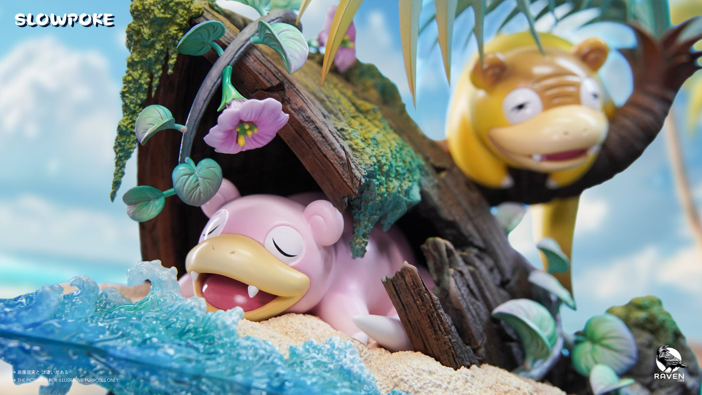 [PREORDER] Mini Statue [RAVEN] - Slowpoke & Galarian Slowpoke