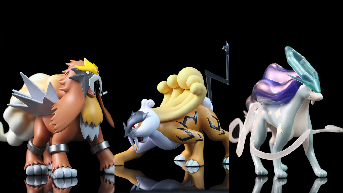 [REMAINING BALANCE] 1/20 Scale World Figure [HH] - Raikou & Entei & Suicune