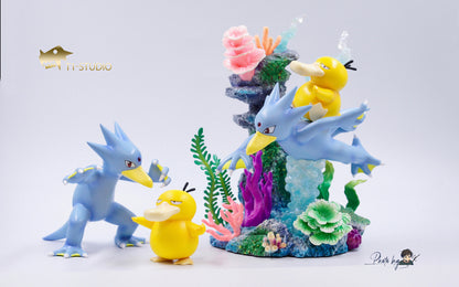 [IN STOCK] 1/20 Scale World Figure [T1] - Psyduck & Golduck