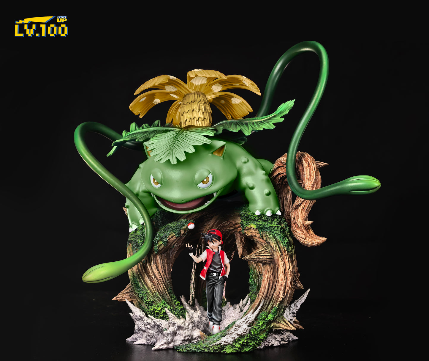 [PREORDER] 1/20 Scale World Figure [LV100 Club] - Red (Adventures) & Venusaur
