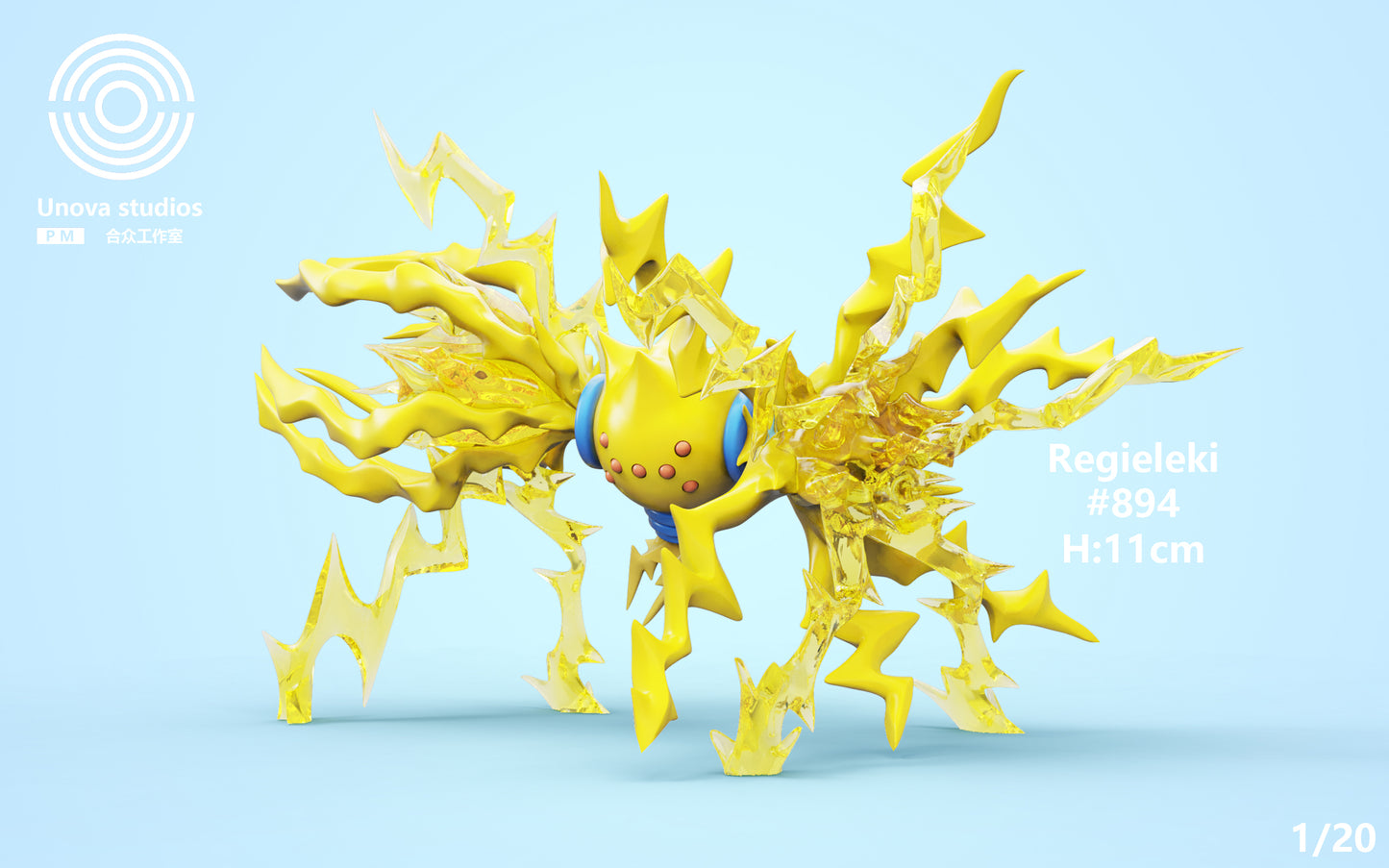 [PREORDER] 1/20 Scale World Figure [UNOVA] - Regieleki