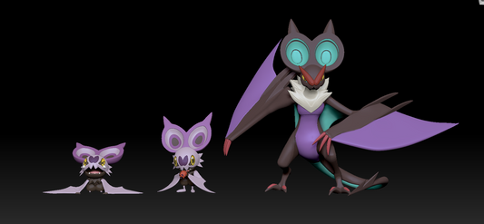 [PREORDER] 1/20 Scale World Figure [EC] - Noibat & Noivern