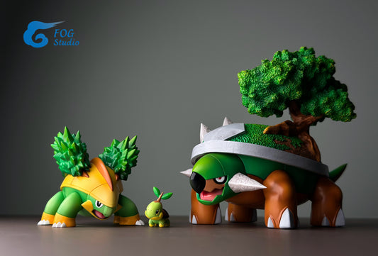 [PREORDER] 1/20 Scale World Figure [FOG] - Turtwig & Grotle & Torterra