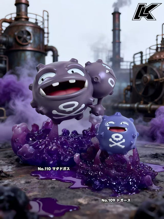 [PREORDER] 1/20 Scale World Figure [HAPPY HOUSE] - Koffing & Weezing