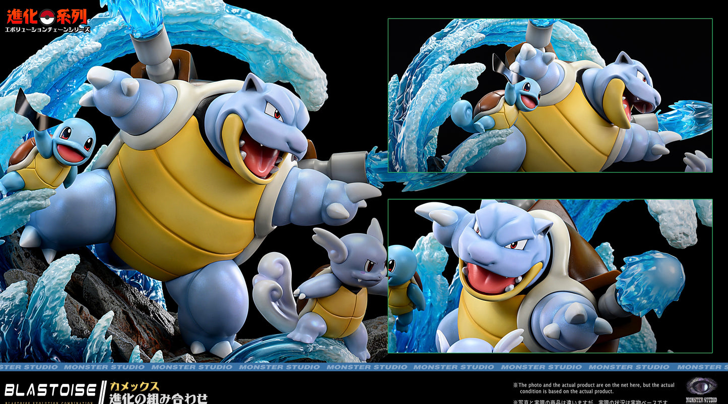 [PREORDER CLOSED] Statue [MONSTER] - Squirtle & Wartortle & Blastoise