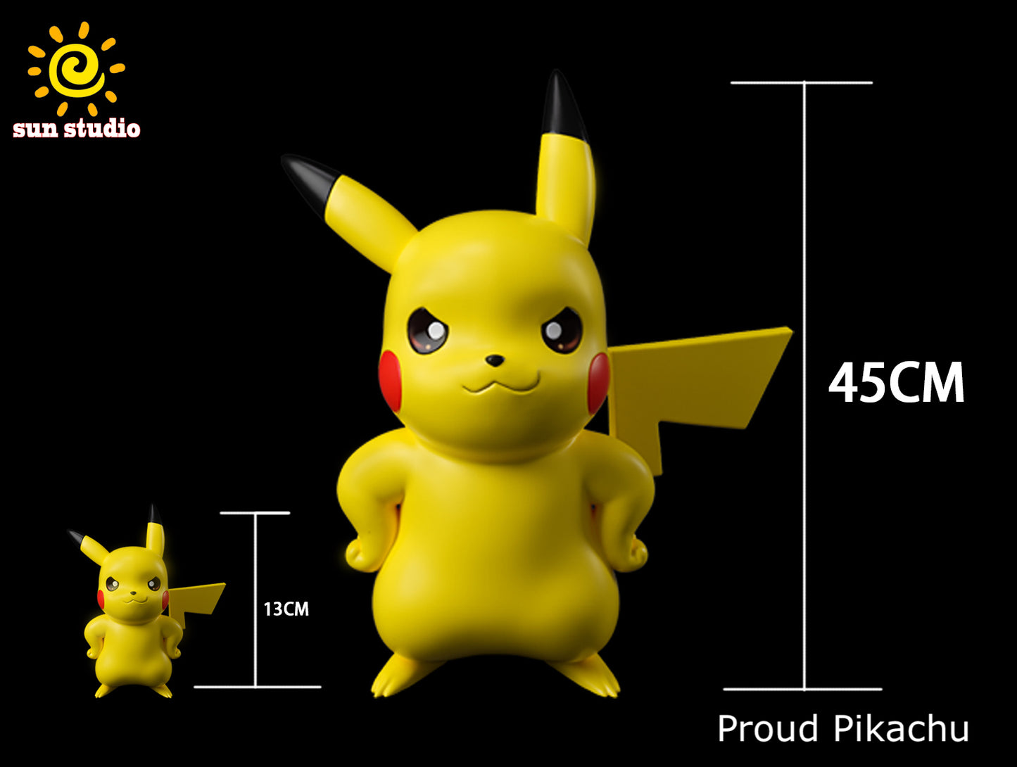 [PREORDER] Mini Statue [SUN] -  Captain Pikachu & Proud Pikachu