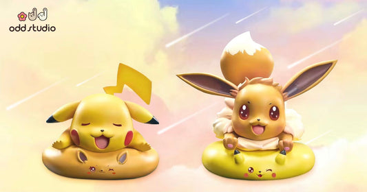 [PREORDER] Mini Figure [ODD] - Pikachu & Eevee Cushion