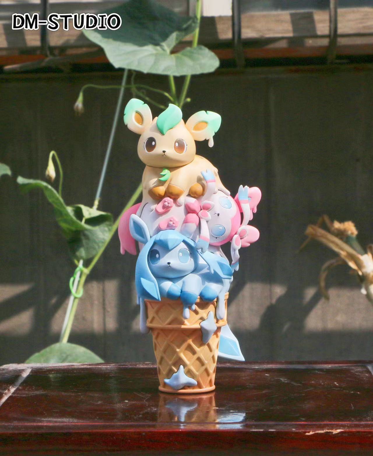 [PREORDER] Mini Statue [DM] - Leafeon & Glaceon & Sylveon Ice-cream