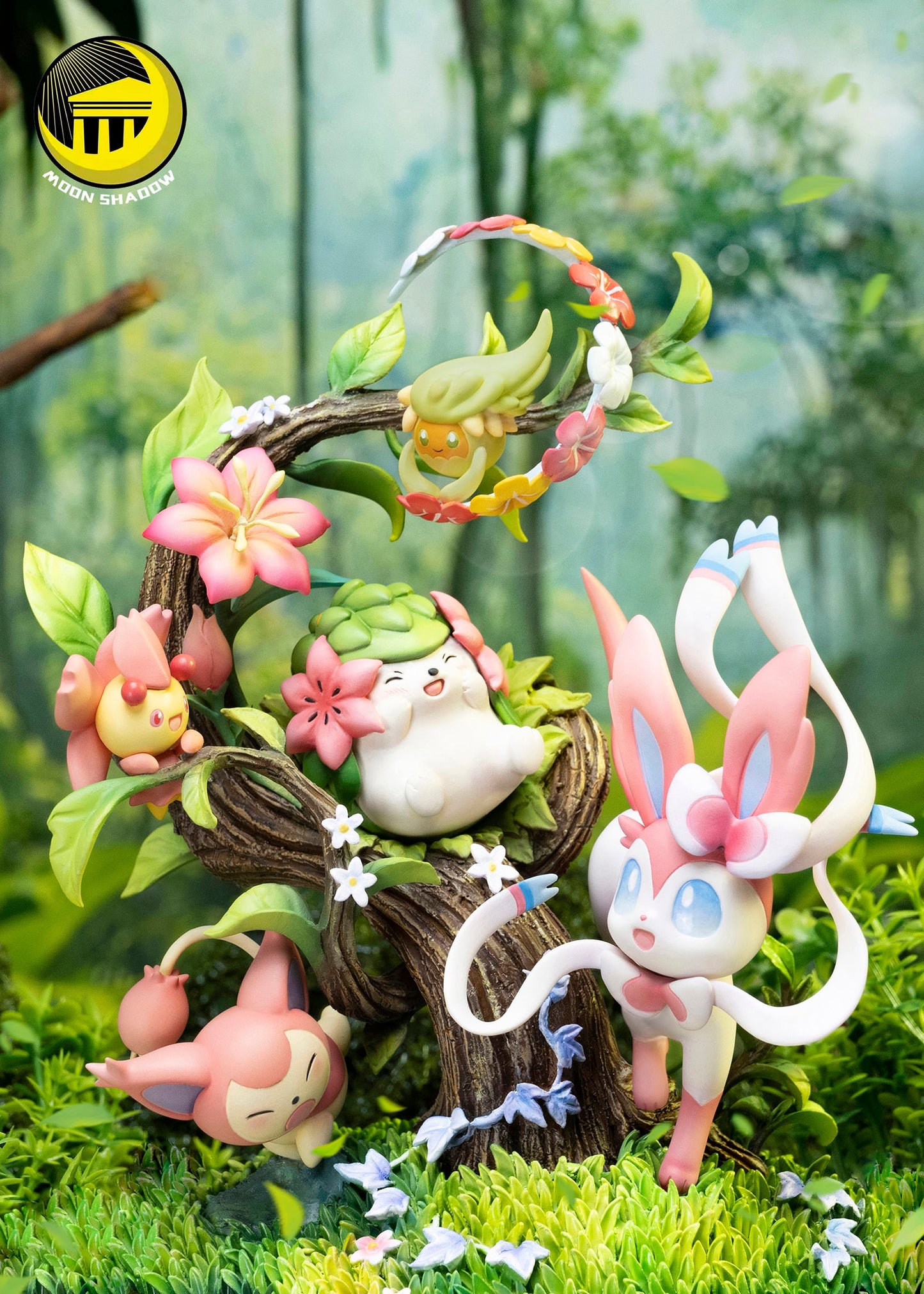 [REMAINING BALANCE] Statue [MOON SHADOW] - Sylveon & Skitty & Cherrim & Shaymin & Comfey