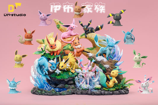 [PREORDER] Statue [DM] - Eevee Family - Eevee & Espeon & Umbreon