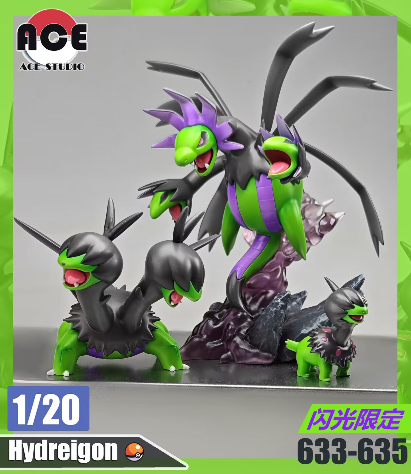 PREORDER CLOSED] 1/20 Scale World [ACE] - Deino & Zweilous & Hydreigo –  POKÉ GALERIE