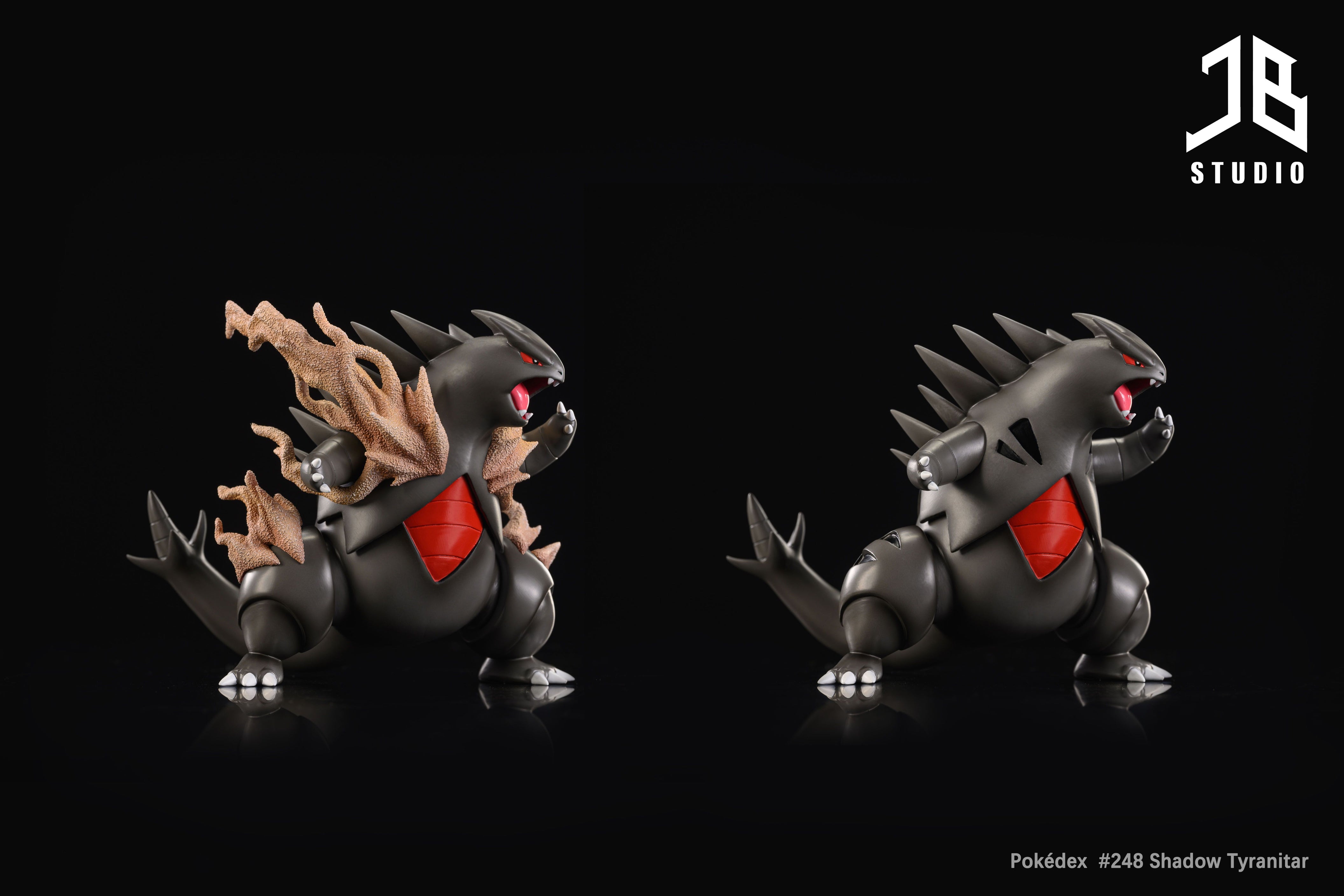 Pokémon Black Shadow Tyranitar Resin 1/10 1:10 Scale World Figure online Statue