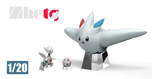 [BALANCE PAYMENT] 1/20 Scale World Figure [Zhetg Studio] - Togetic & Togekiss & Togepi Egg