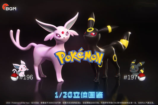 [PREORDER CLOSED] 1/20 Scale World Figure [BGM Studio] - Espeon & Umbreon